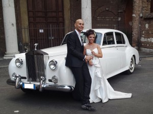 Noleggio auto da cerimonia roma rolls Royce
